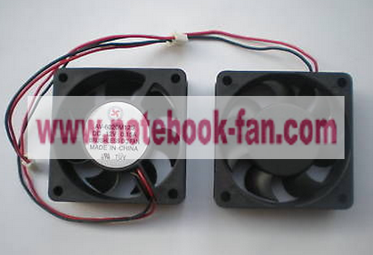 Brushless DC 7 Blade Fan 6020S 12V 60x60x20mm 2 Wires
